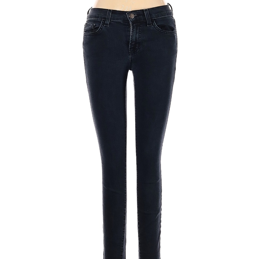 J Brand Jeans Capri 25 Waist 26.75" Inseam, 6.75" Rise, 29" Waist Blue, Gray